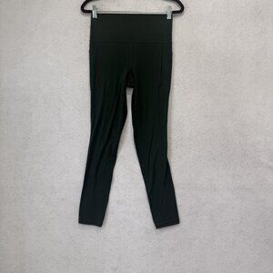 Athleta Leggings Womens Small Green Salutation Stash High Rise Ankle